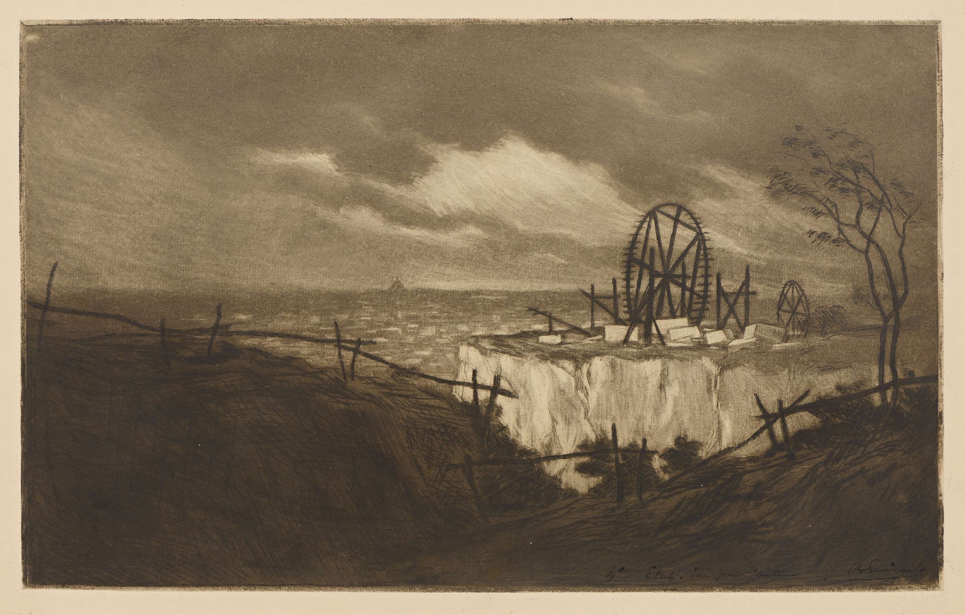 Carrières à Vanves (Seine)