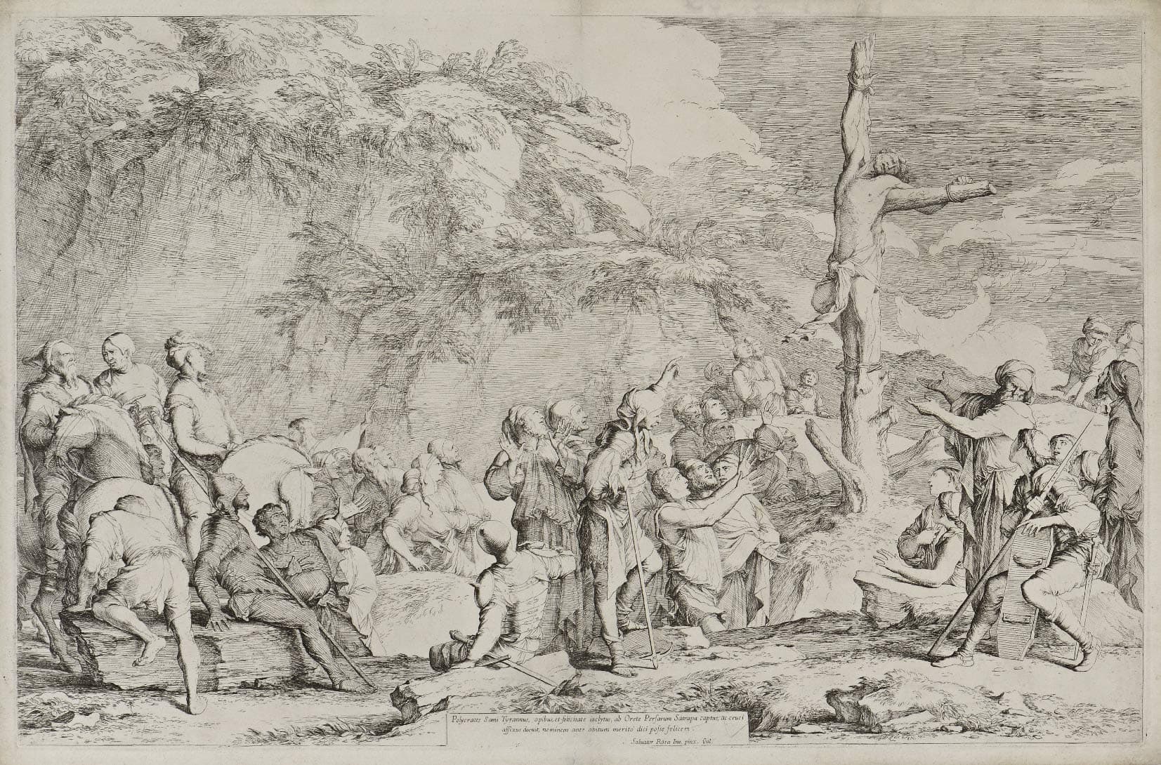 La crucifixion de Polycrate