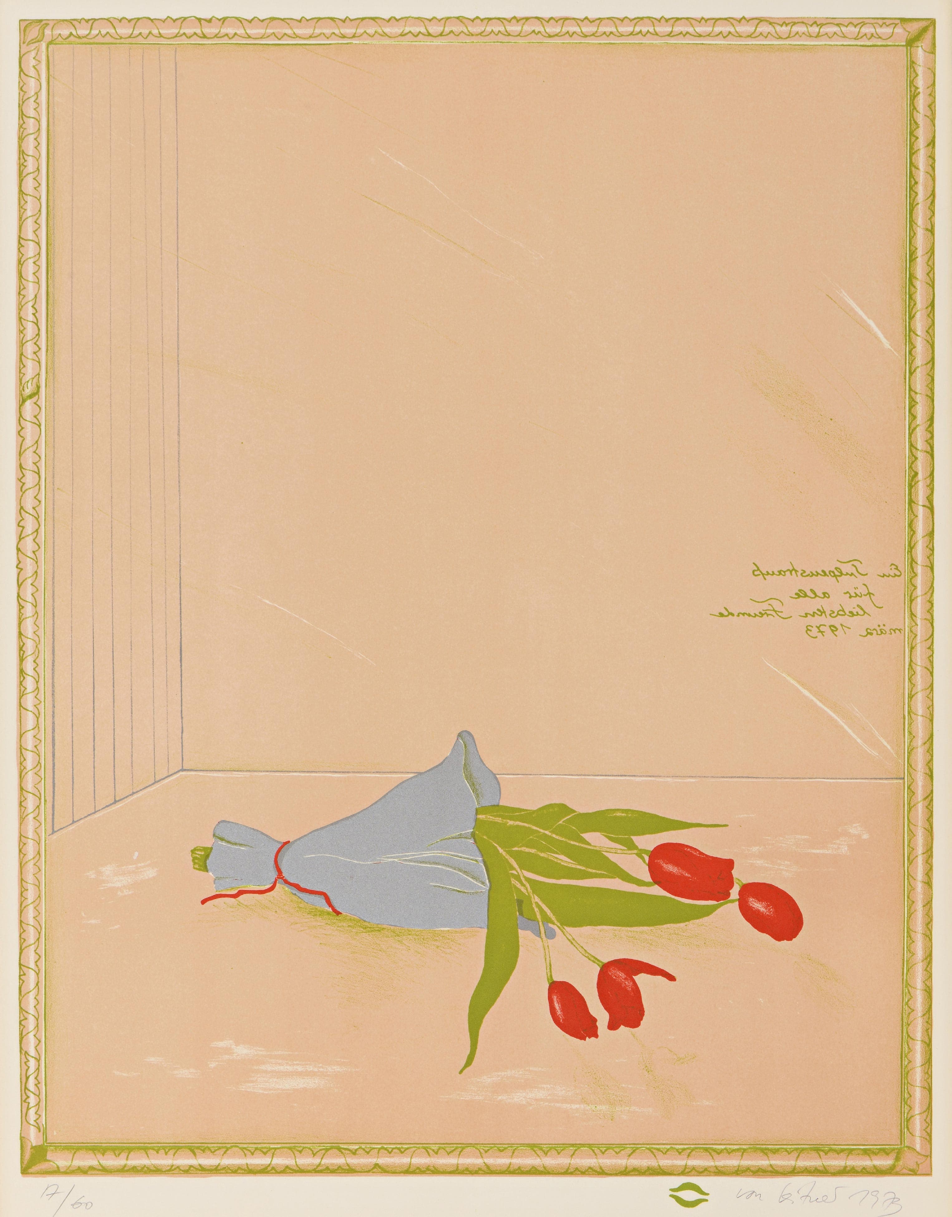 Ein Tulpenstrauss für alle liebsten Freunde, März