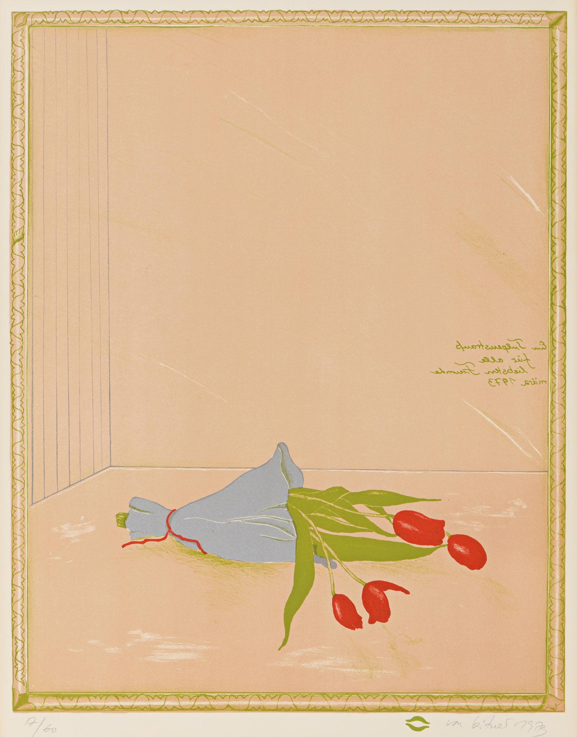 Ein Tulpenstrauss für alle liebsten Freunde, März