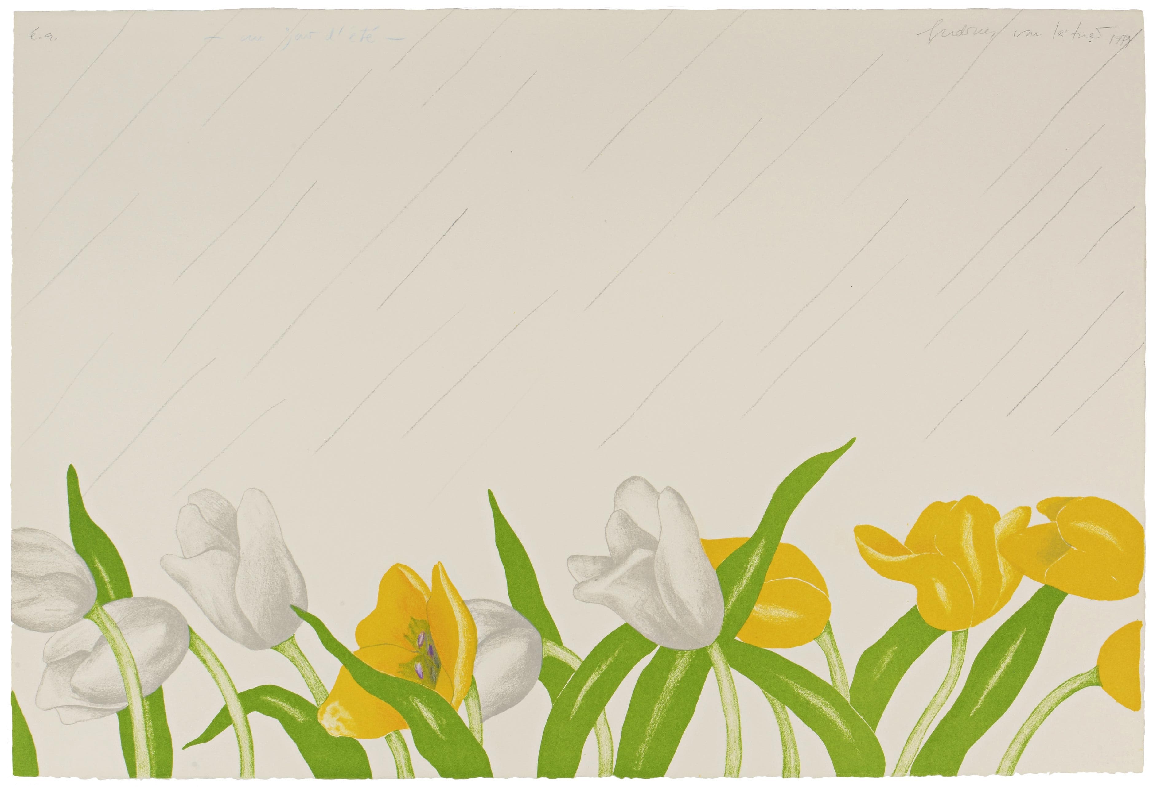 Un jour d’été (tulipes jaunes)