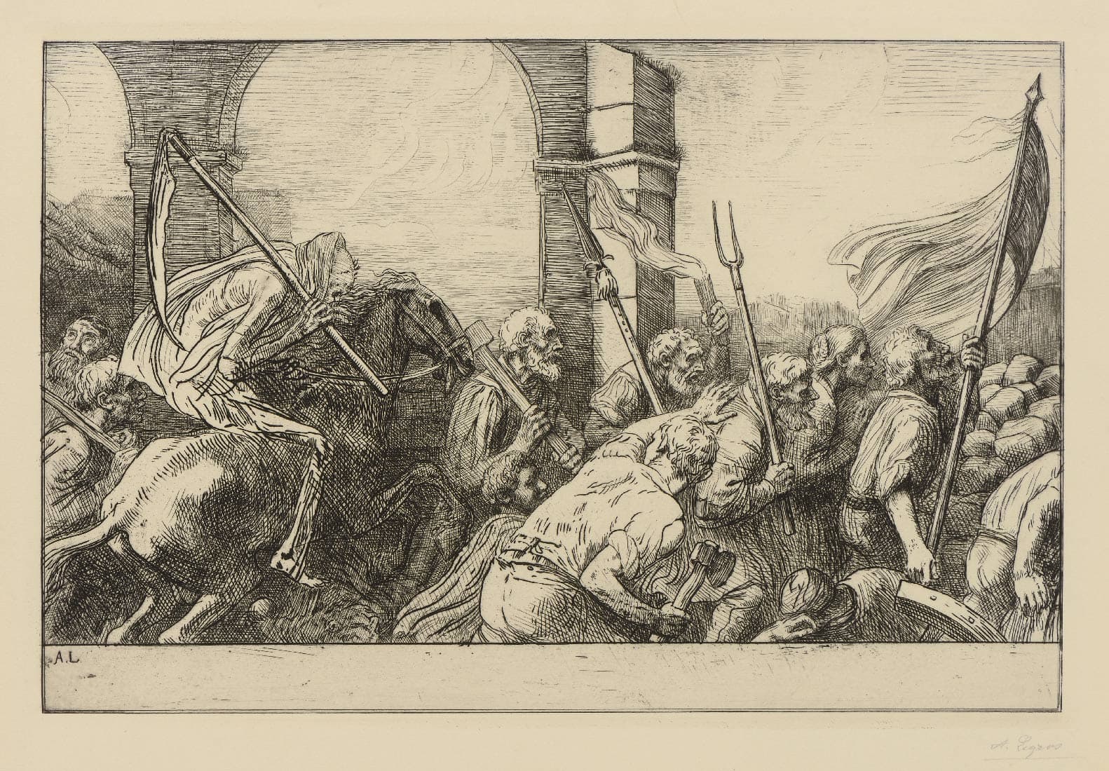 Triumph of death : the departure