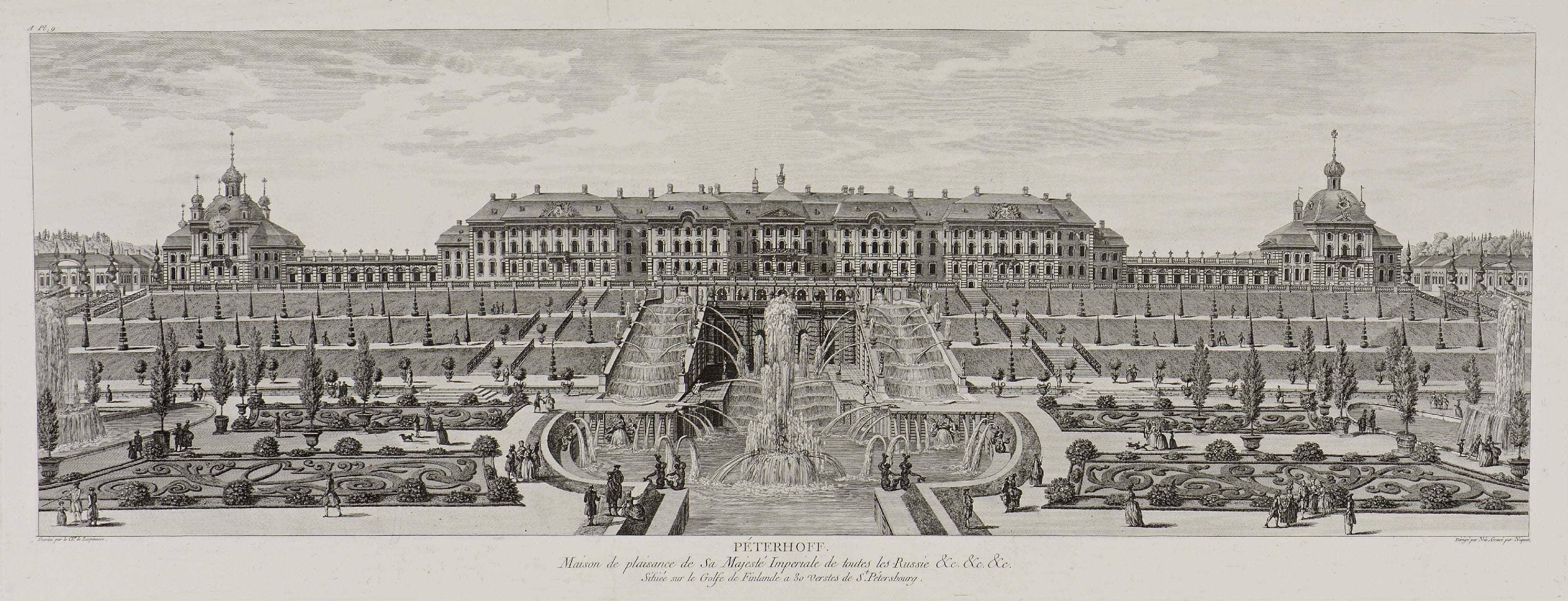 Péterhoff, Mansion of his imperial majesty of all Russia, etc,etc