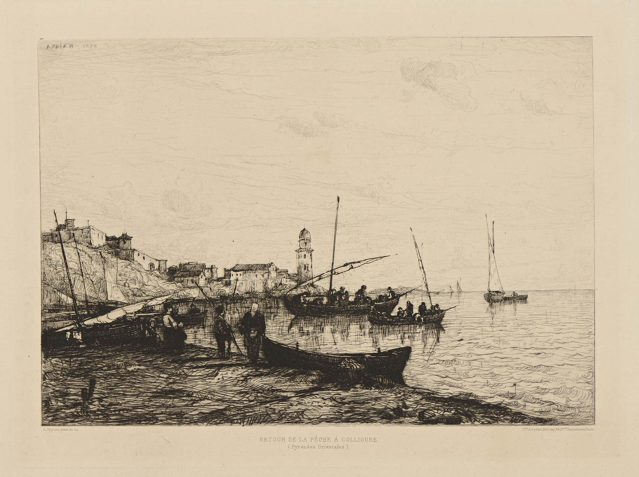 Return from fishing in Collioure //(Pyrénées orientales)