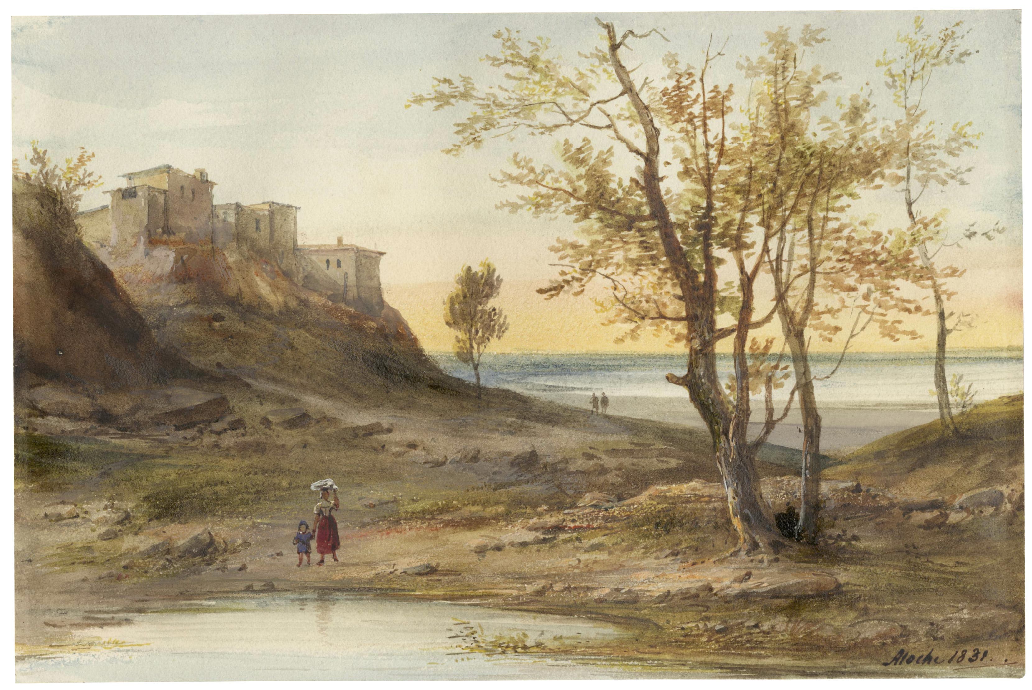 ALOCHE — Paysage de bord de mer