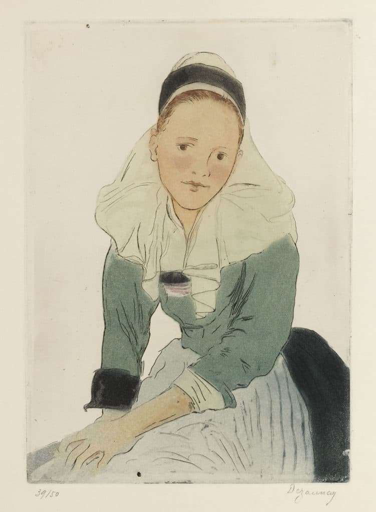 Dezaunay – Jeune fille de Rosporden