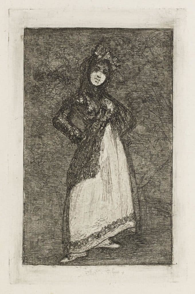 Goya – La Maja tournée à droite