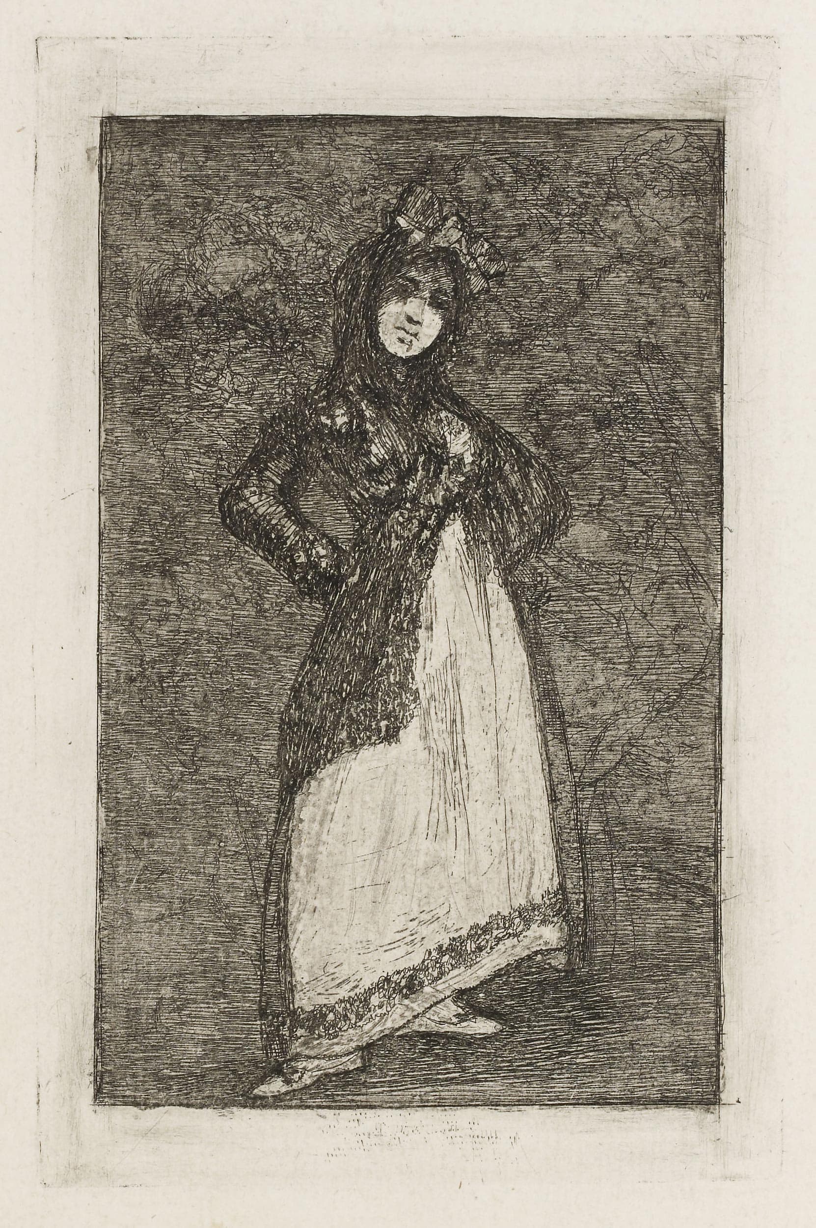 La Maja tournée à droite