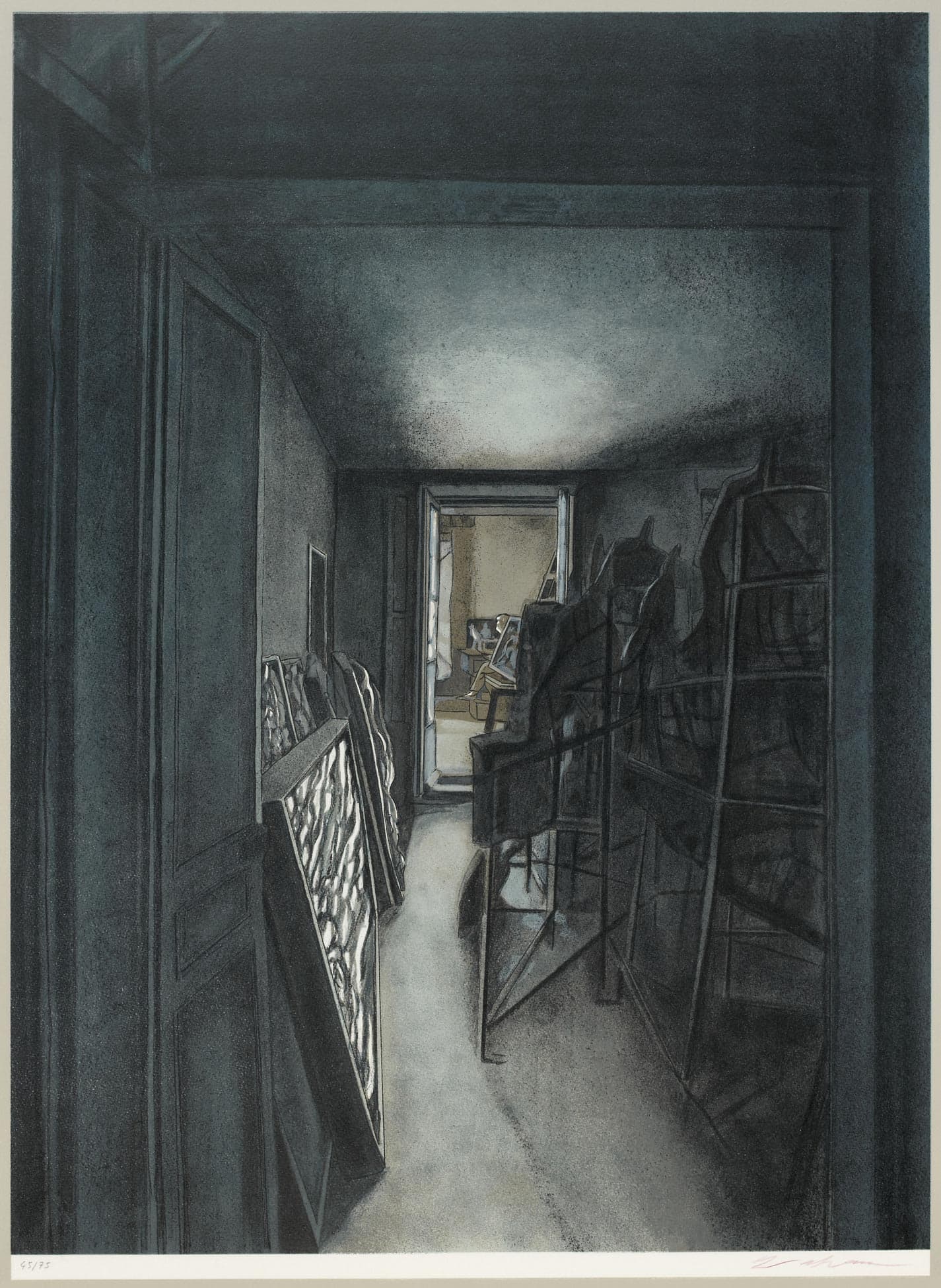 Raymond Mason's studio