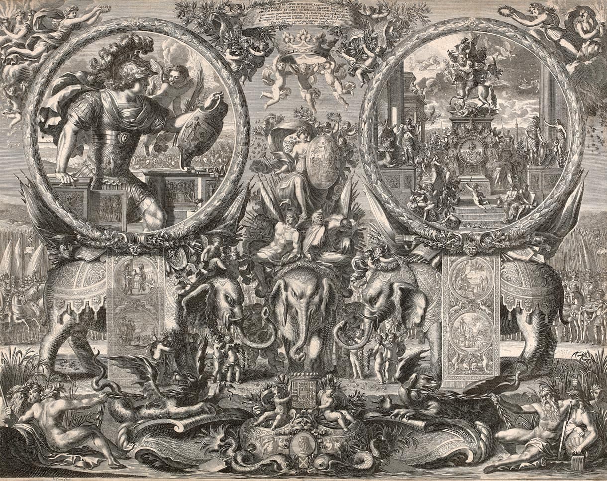 Triomphe médallique à la mémoire de Charles Marquis et Comte de Rostaing