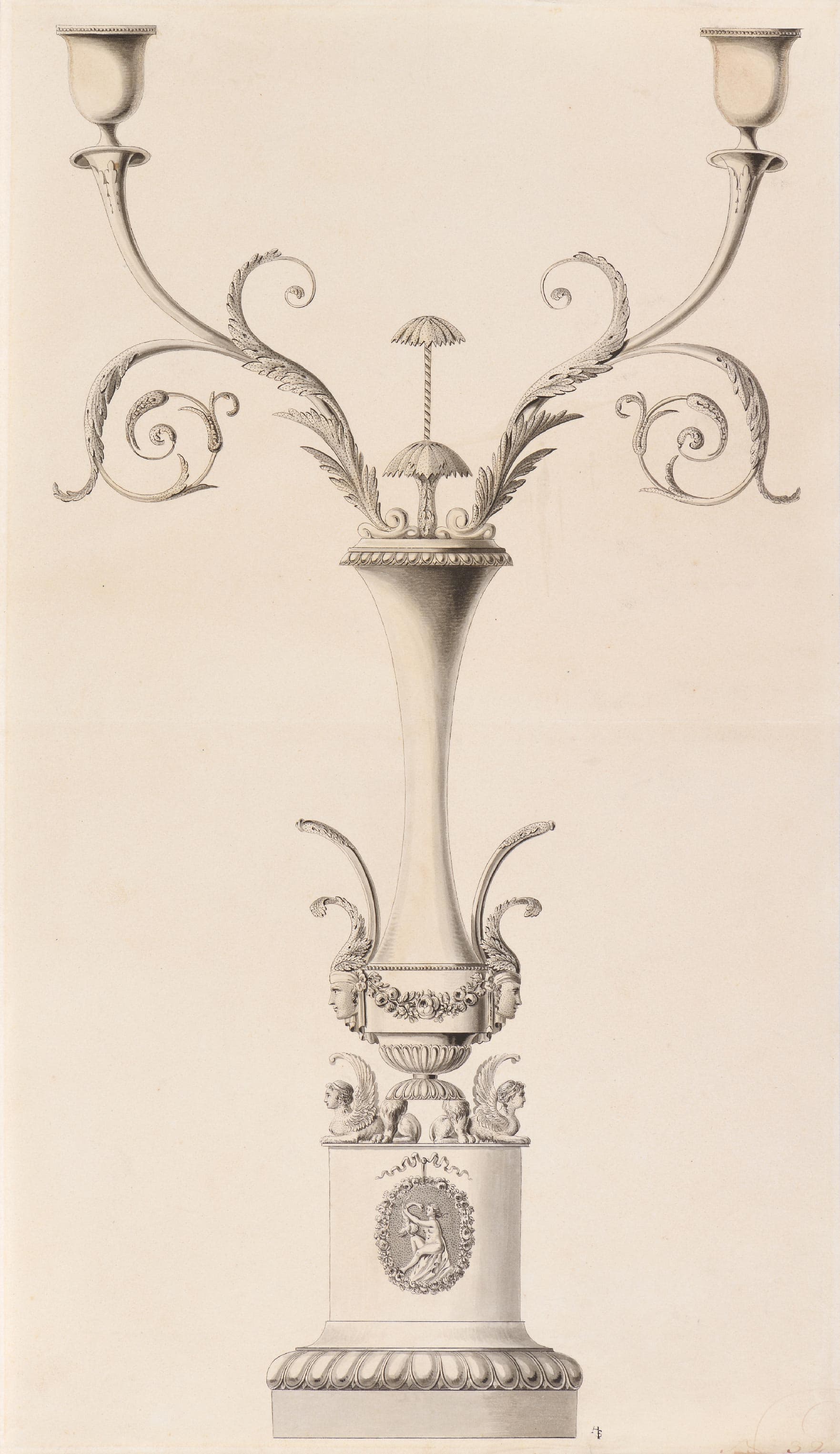 Study of candelabrum