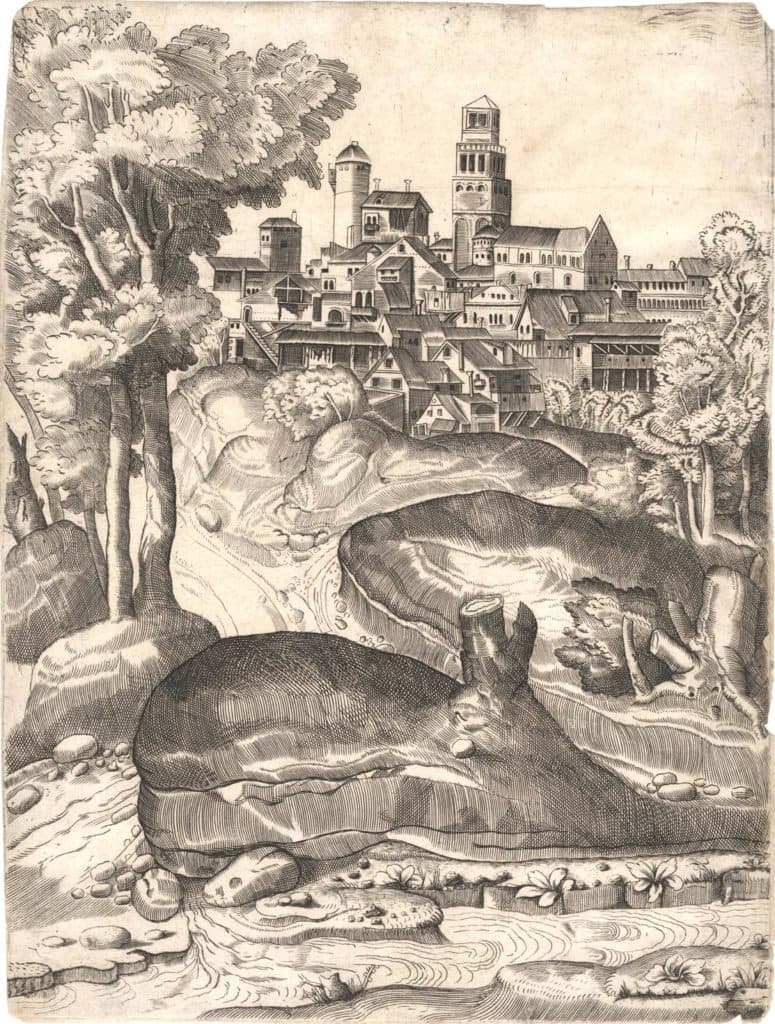 Bléry – Intérieur de forêt au Bas-Bréau, Fontainebleau