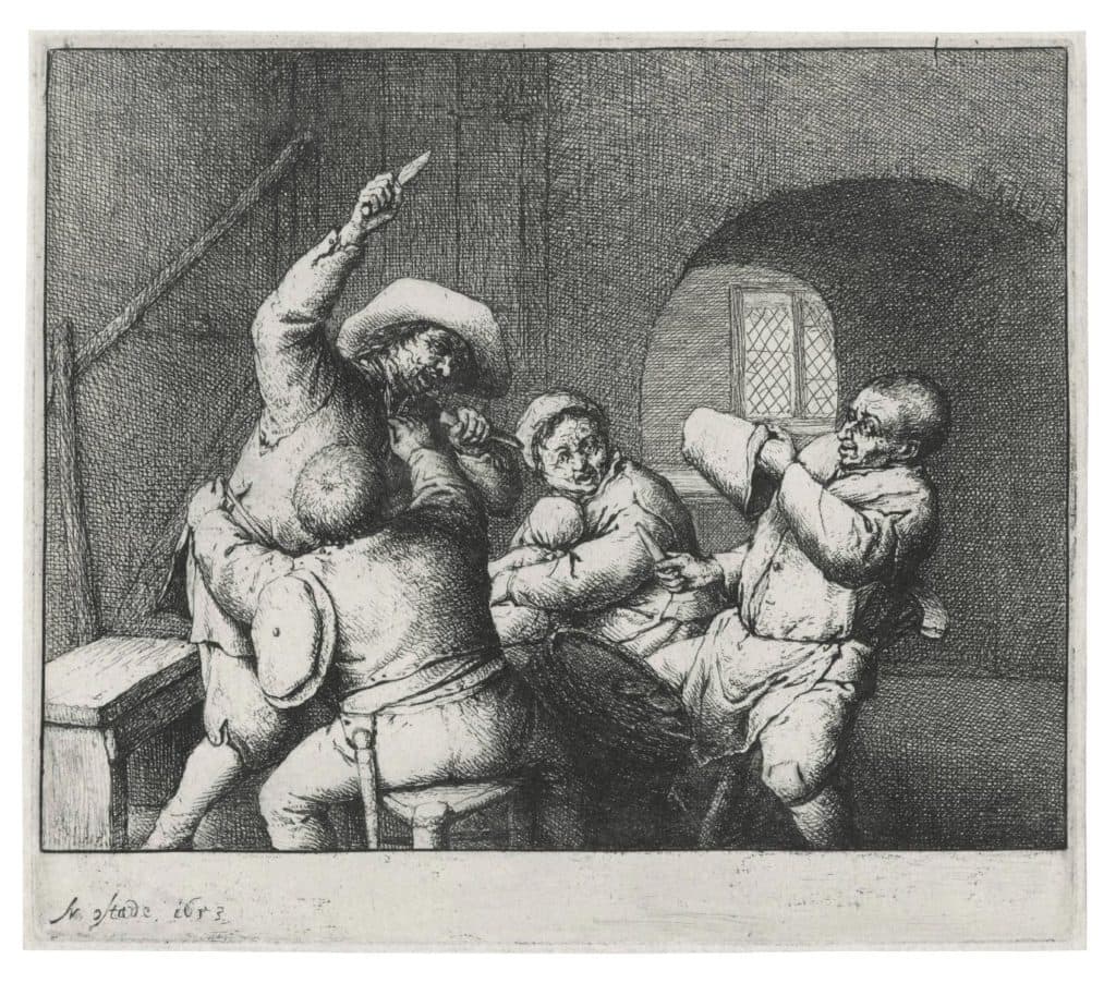 van Ostade – Joueurs se querellant