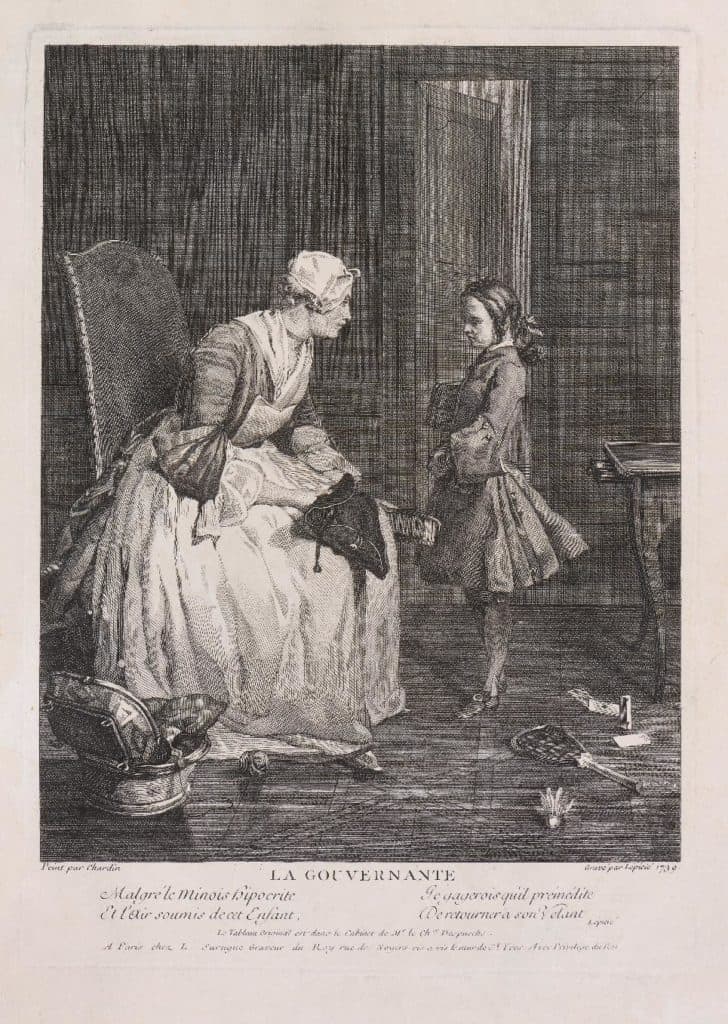 D’après Chardin – La gouvernante