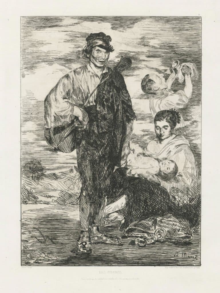 Manet – Les gitanos