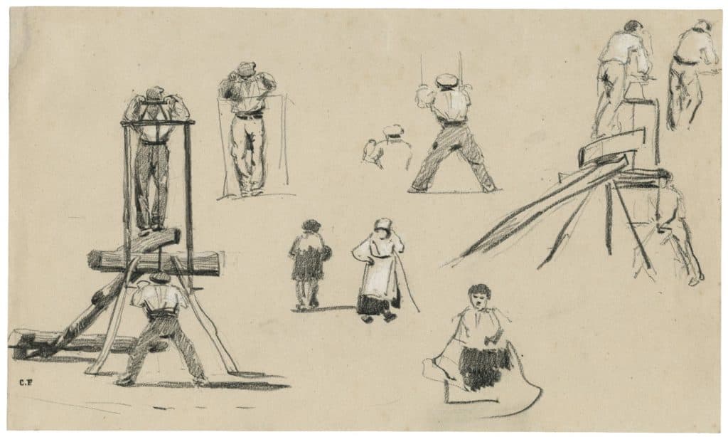 Flers – Feuille d’études de personnages