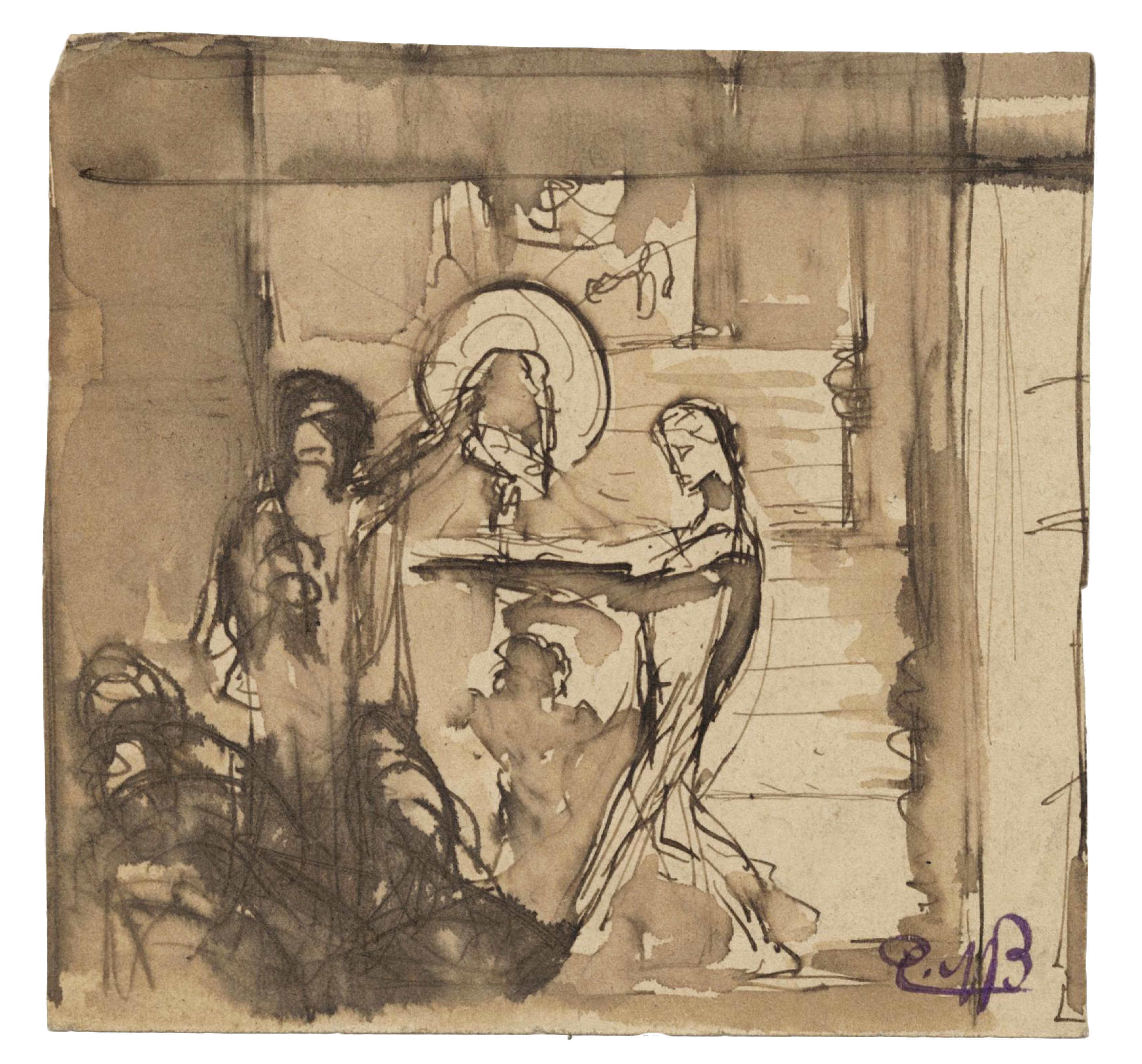 Salomé supporting the head of Saint Jean-Baptiste