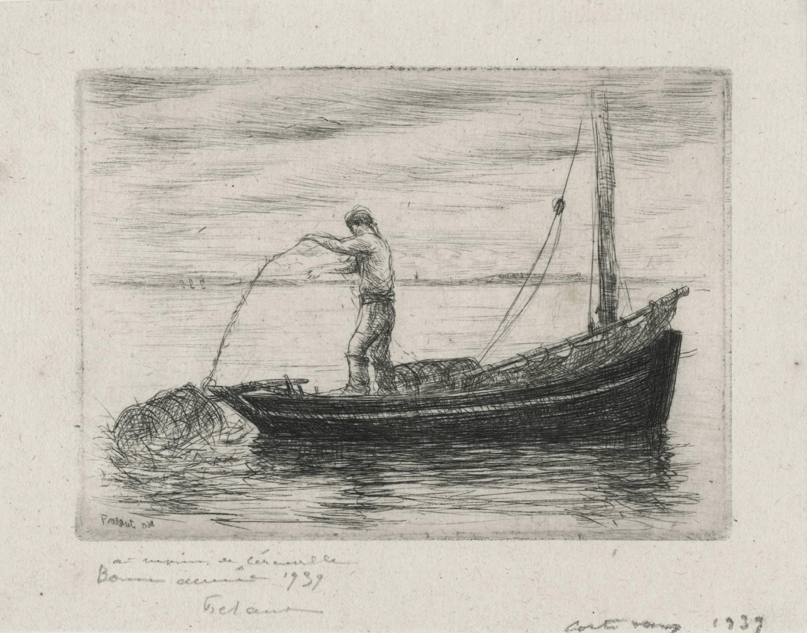 Le pêcheur aux casiers