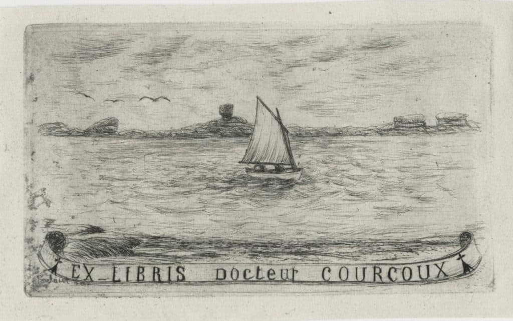 Frélaut – Ex-libris du docteur Courcoux