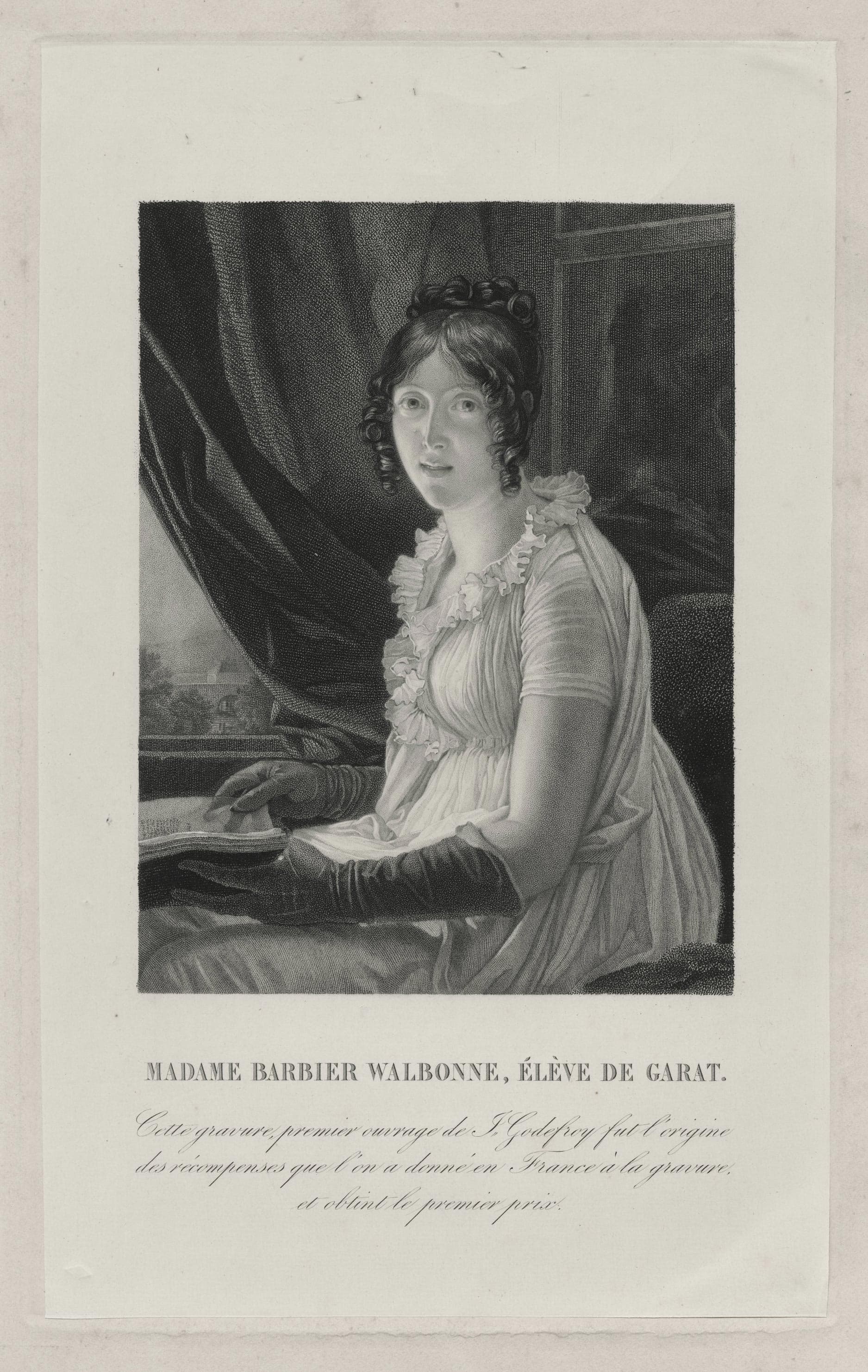Madame Barbier Walbonne, élève de Garat