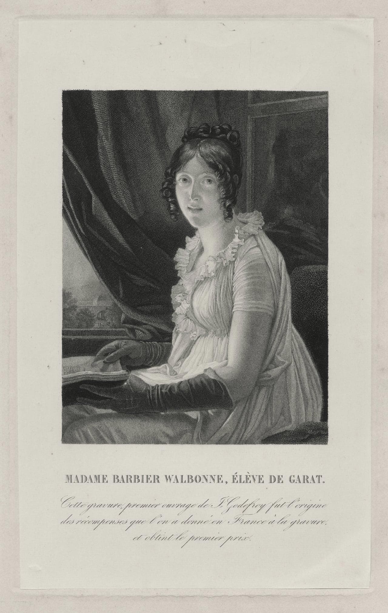 Lady Barbier Walbonne, Garat's student