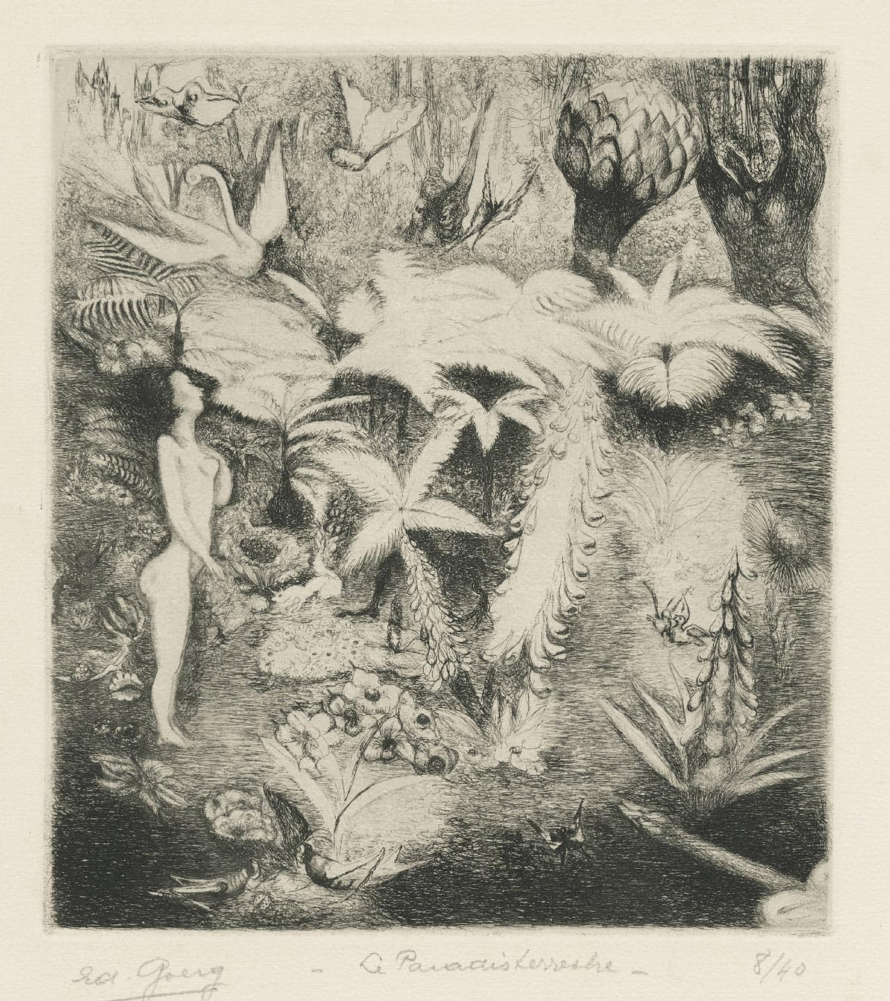 The garden of Eden or enchanted garden