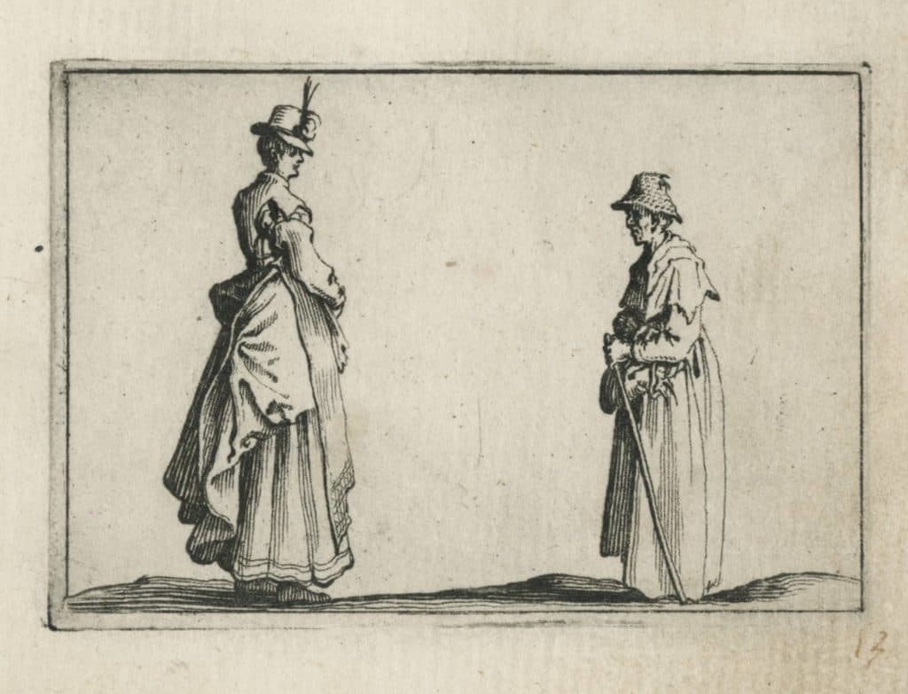 Callot – Deux femmes de profil