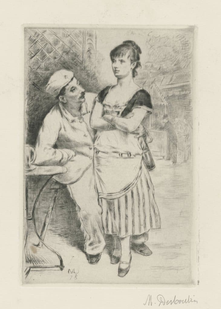 Desboutin – Bal Debray en 1875, Le Bal ou Le Moulin de la Galette
