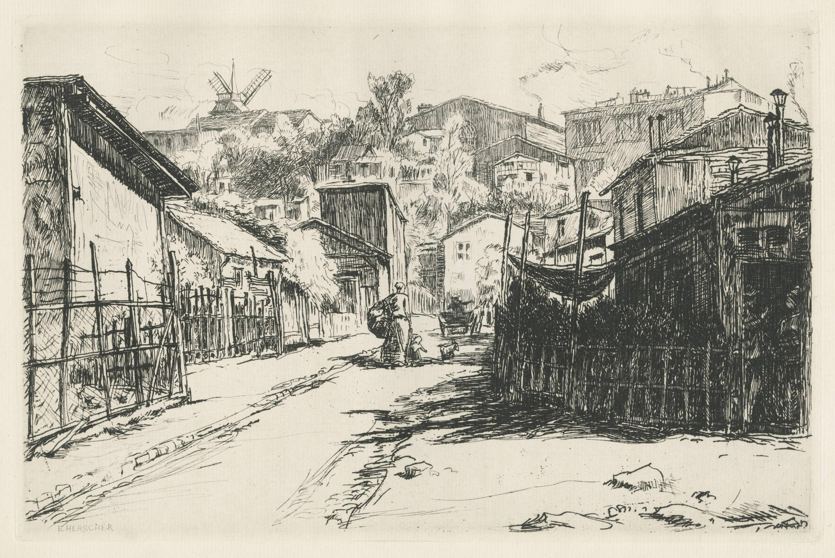 Le Maquis, une vieille rue au pied de la colline de Montmartre