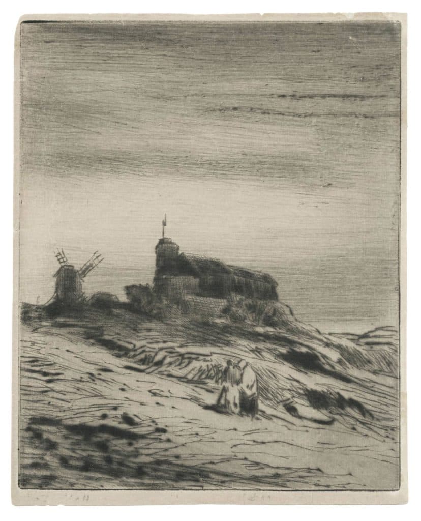 Jacque – Moulin du télégraphe à Montmartre