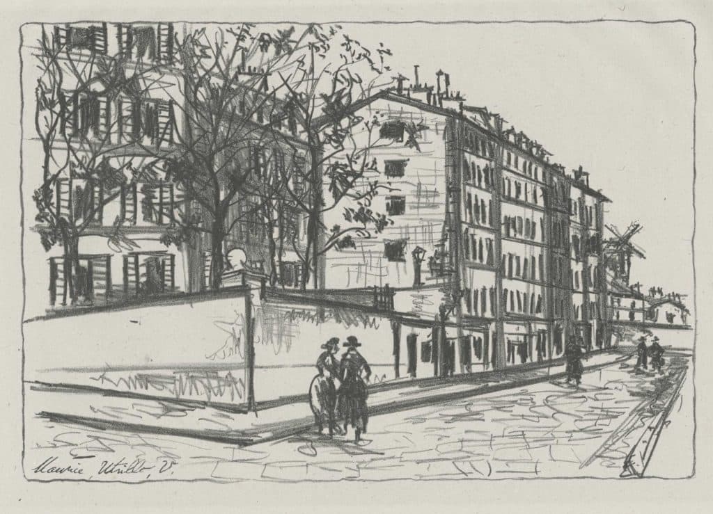 Utrillo – La rue d’Orchampt