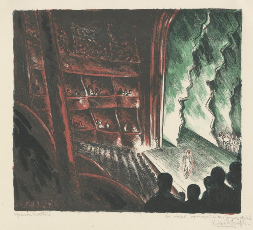 Bonfils – Intérieur de théâtre