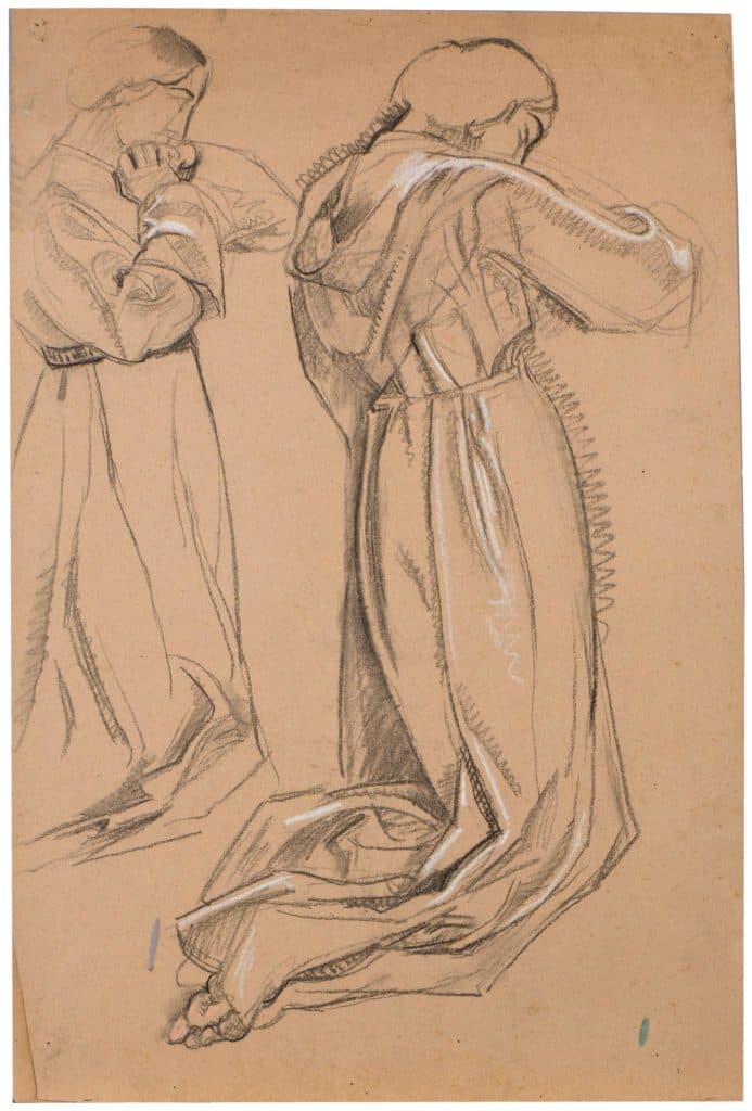 Denis – Deux figures agenouillées