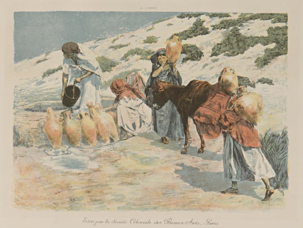 Lunois – Au puits ou la récolte de l’eau dans le sud Oranais