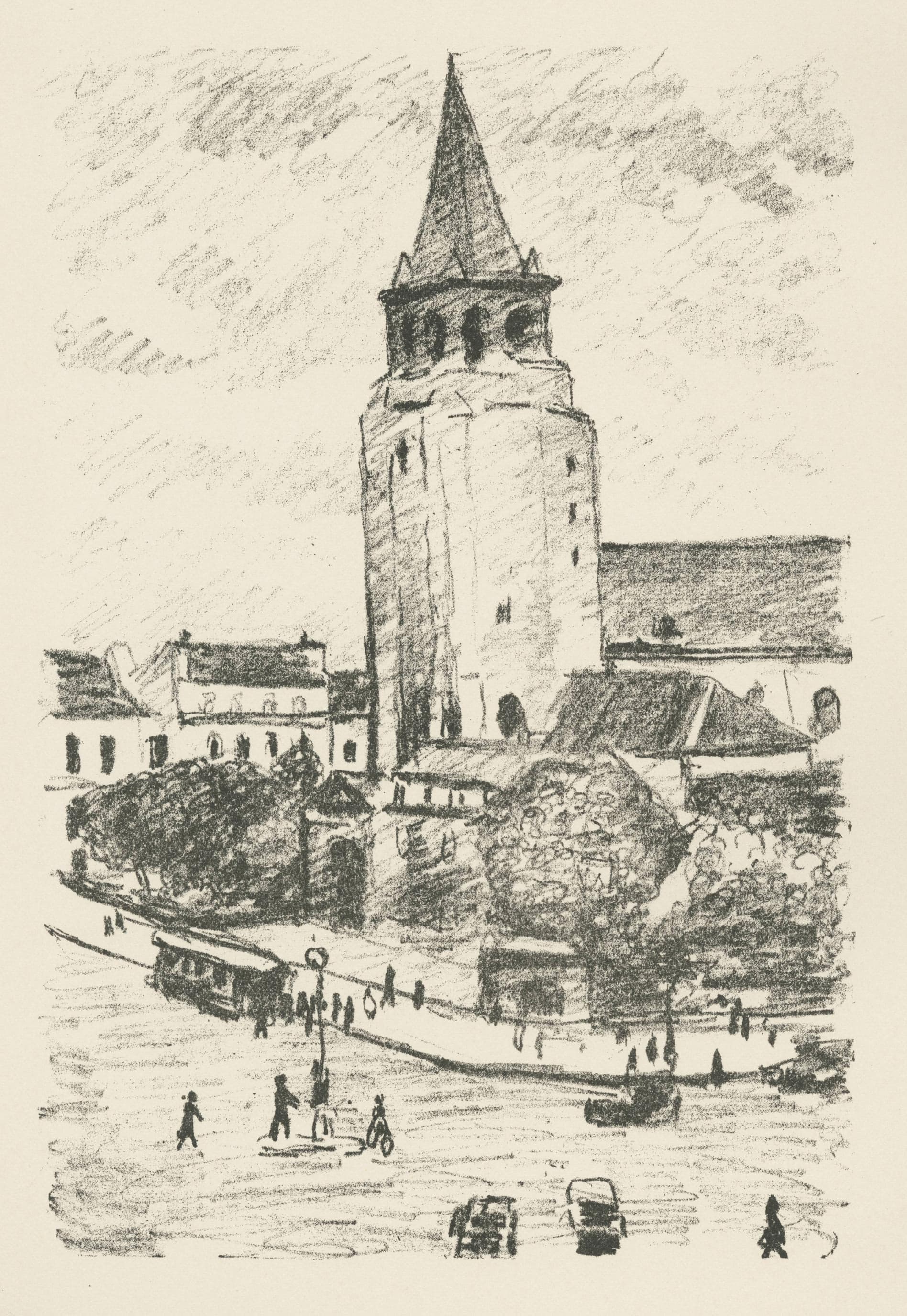 The church Saint-Germain-des-Prés