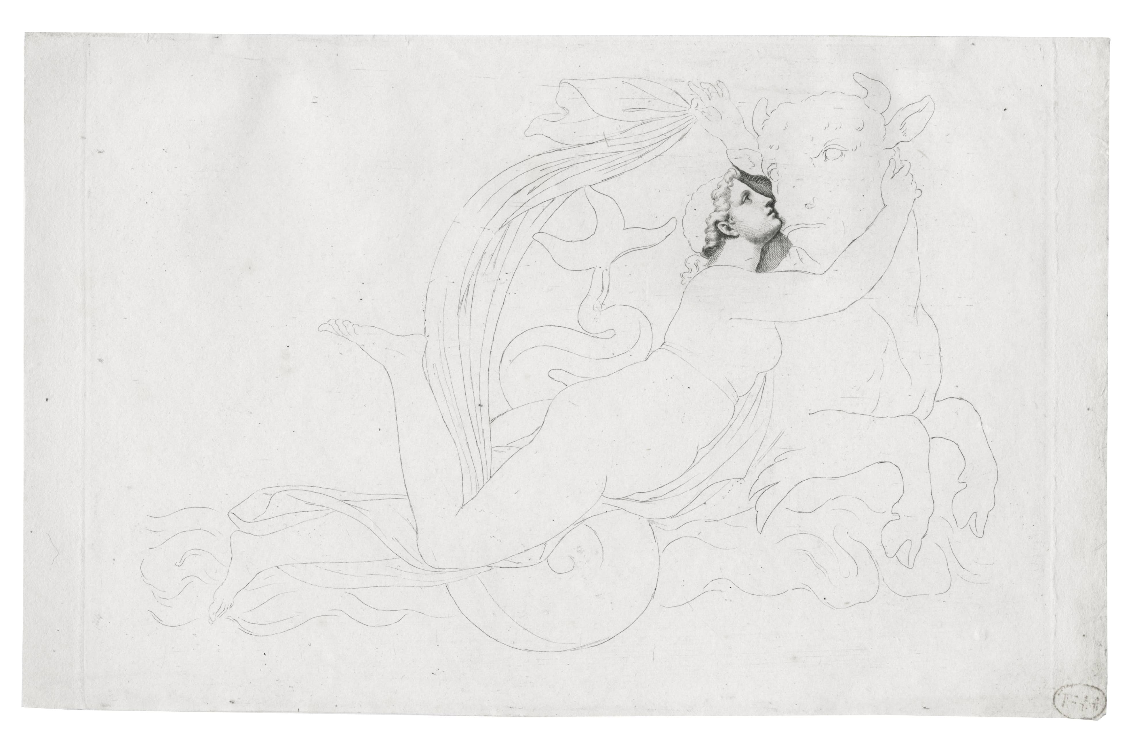 L’enlèvement d’Europe, d’après un relief antique