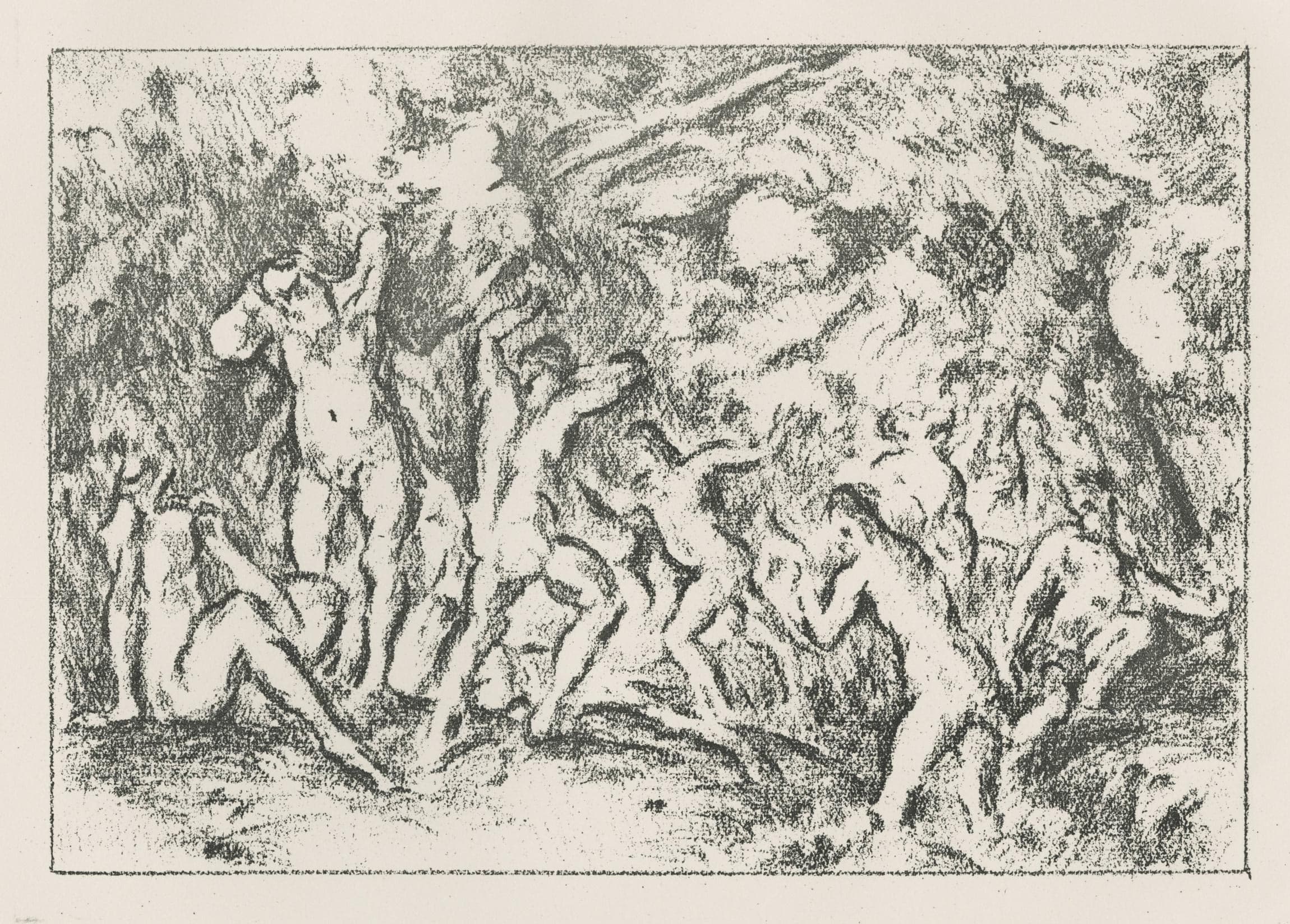 Copie d’un tableau de Cézanne