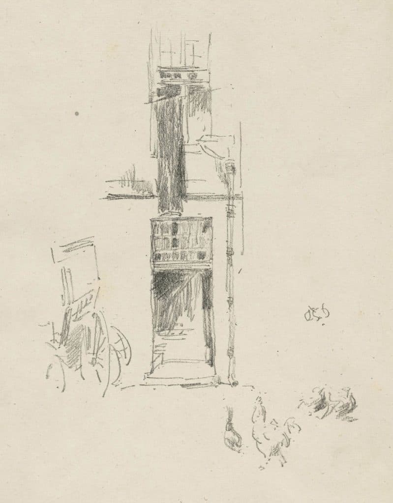 Whistler – Coq et poules, Hôtel Colbert