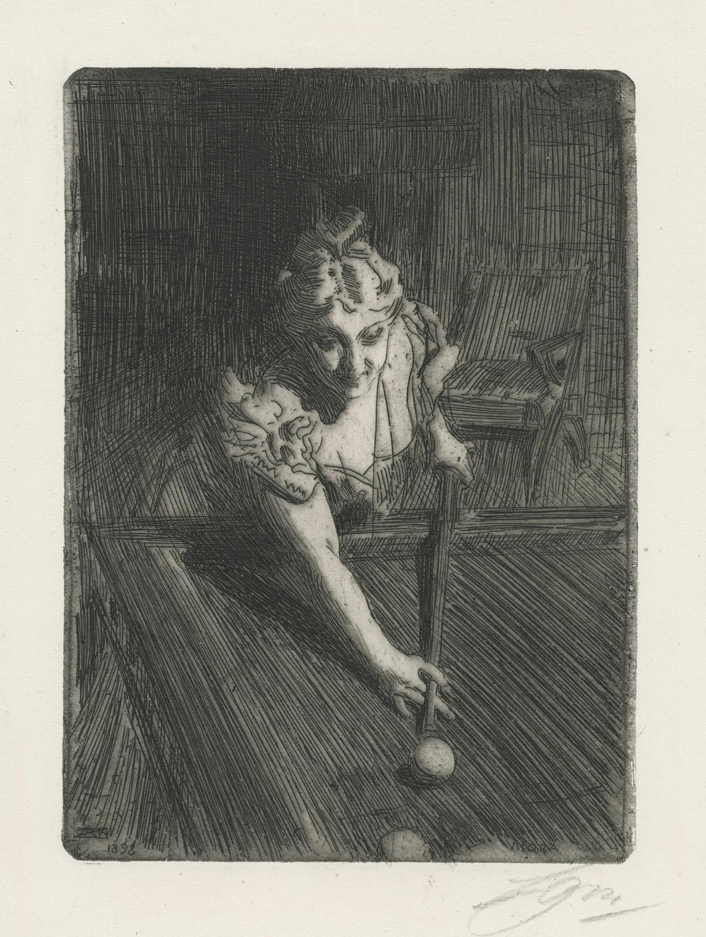 Snooker player (Mrs Emily Bartlett)