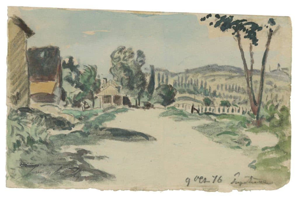 Jongkind – Sentier près de Pupetières (Isère)