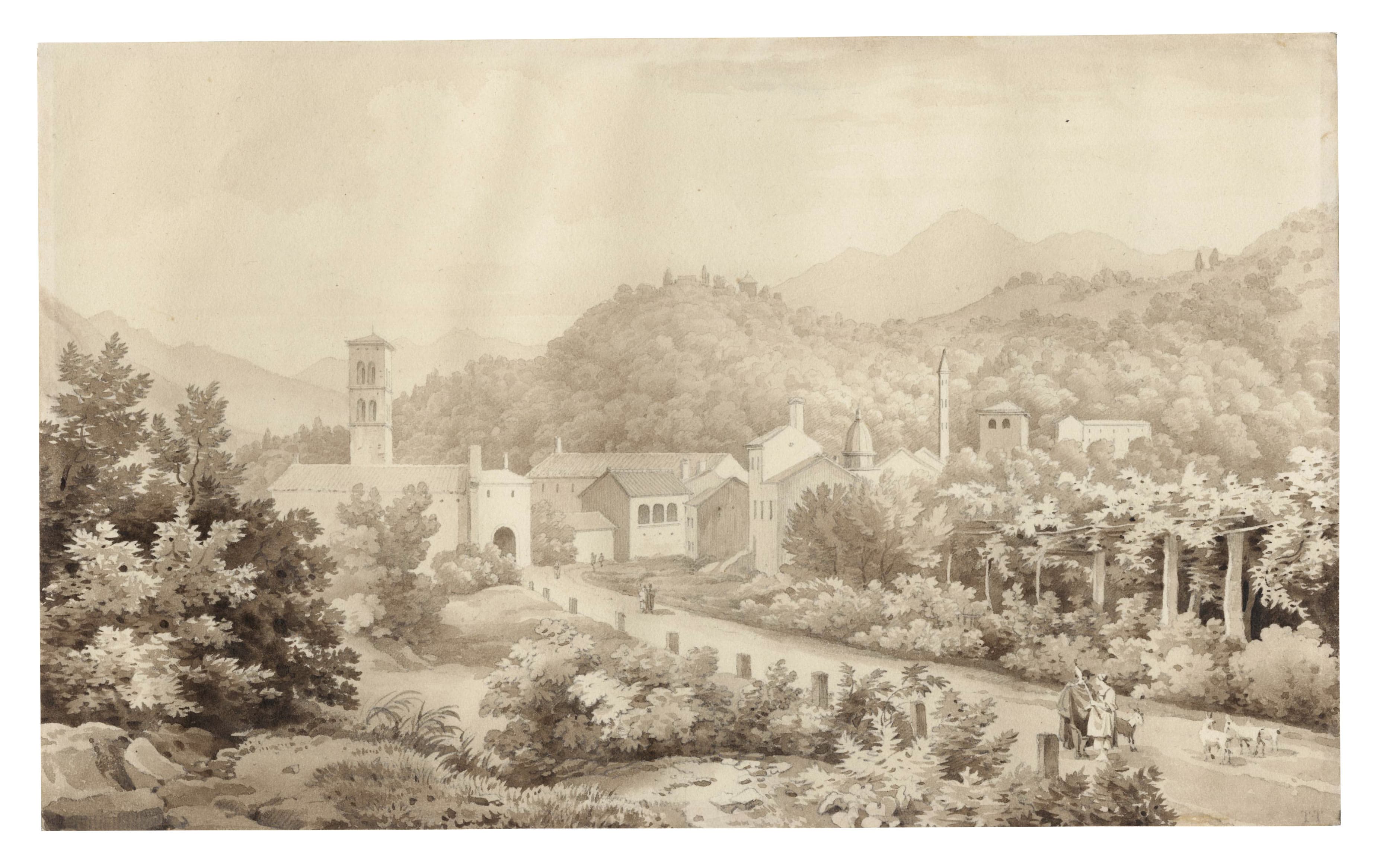 Chartreuse dans un paysage vallonné