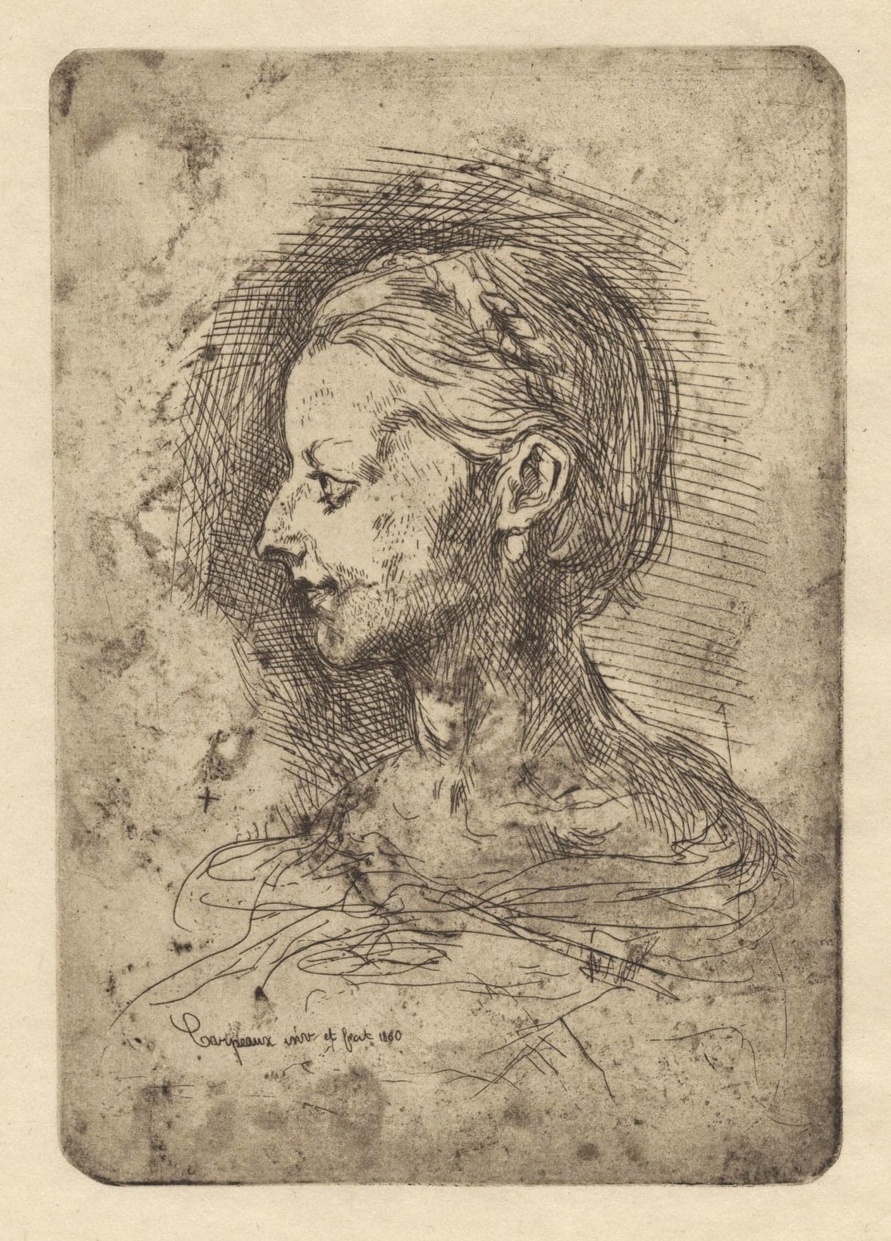 Buste de jeune fille