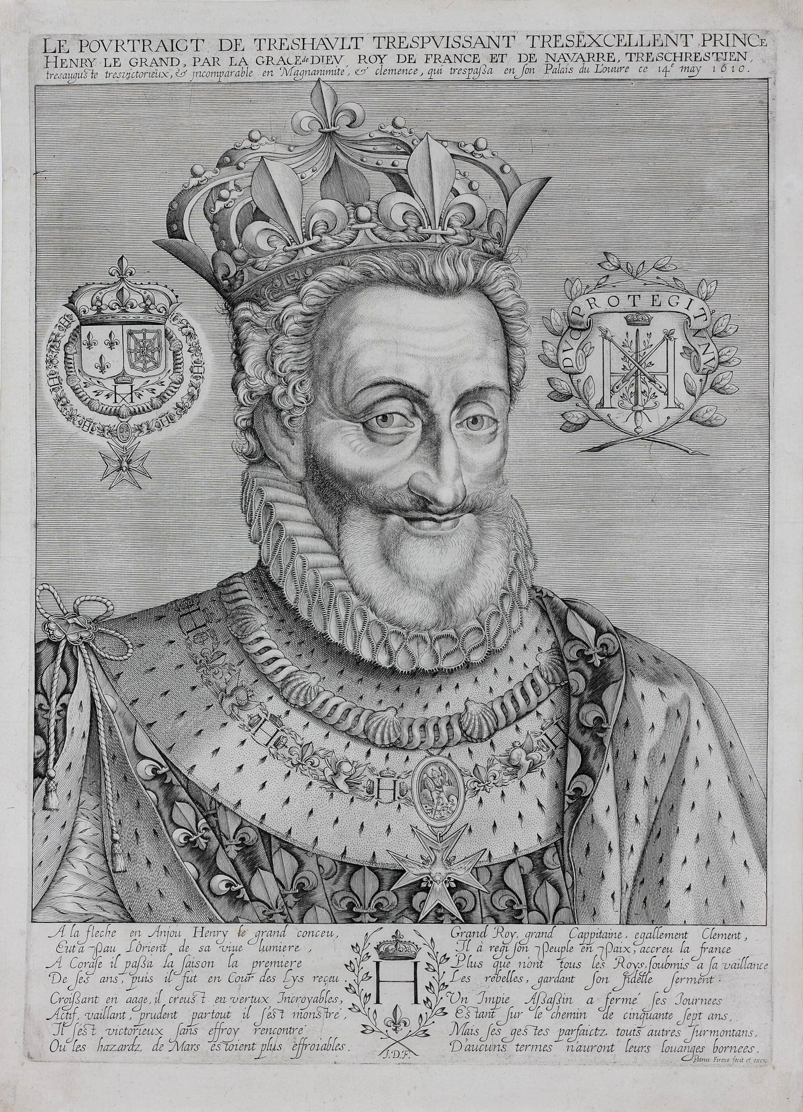 Henri IV, la couronne sur la tête