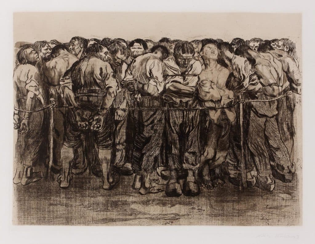 Kollwitz – Die Gefangenen (Les prisonniers)