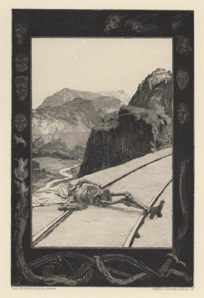 Klinger – Auf den Schienen (Sur les rails de chemin de fer)