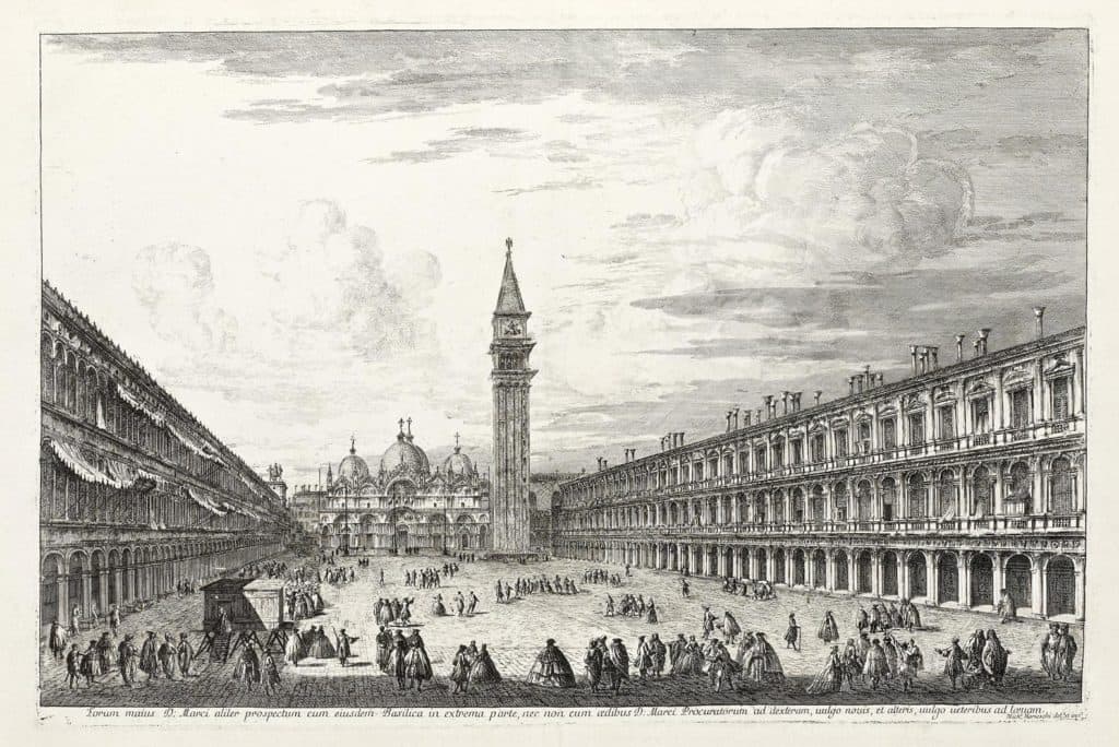Marieschi – Veduta di Piazza San Marco verso la Basilica