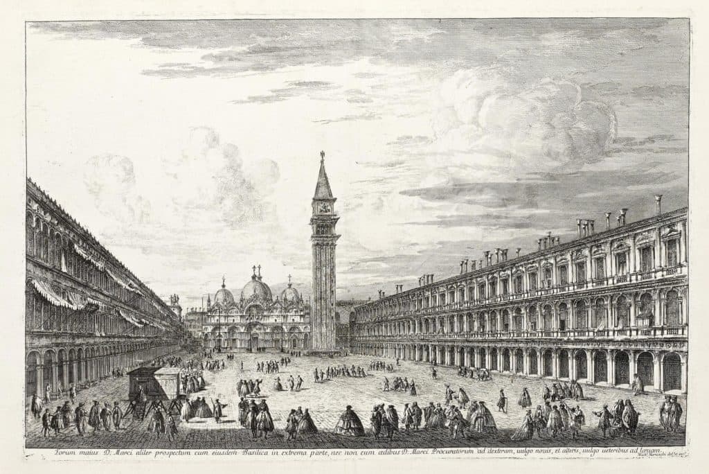Marieschi – Veduta di Piazza San Marco verso la Basilica