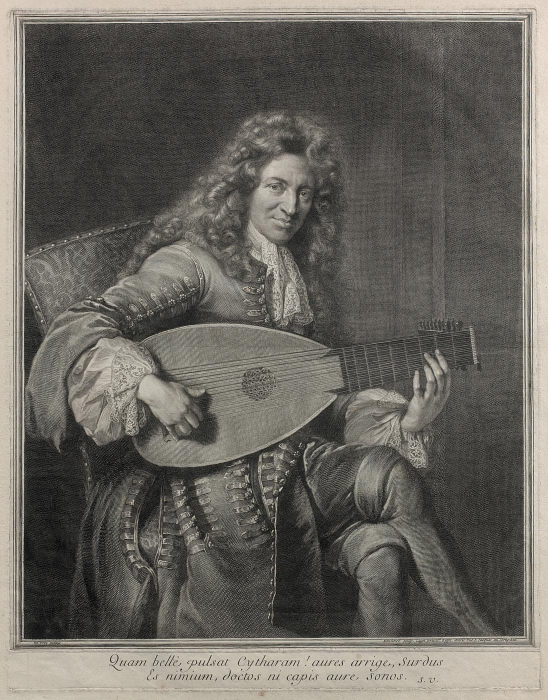 Charles Mouton, musician of Louis XIV (1626-1710)