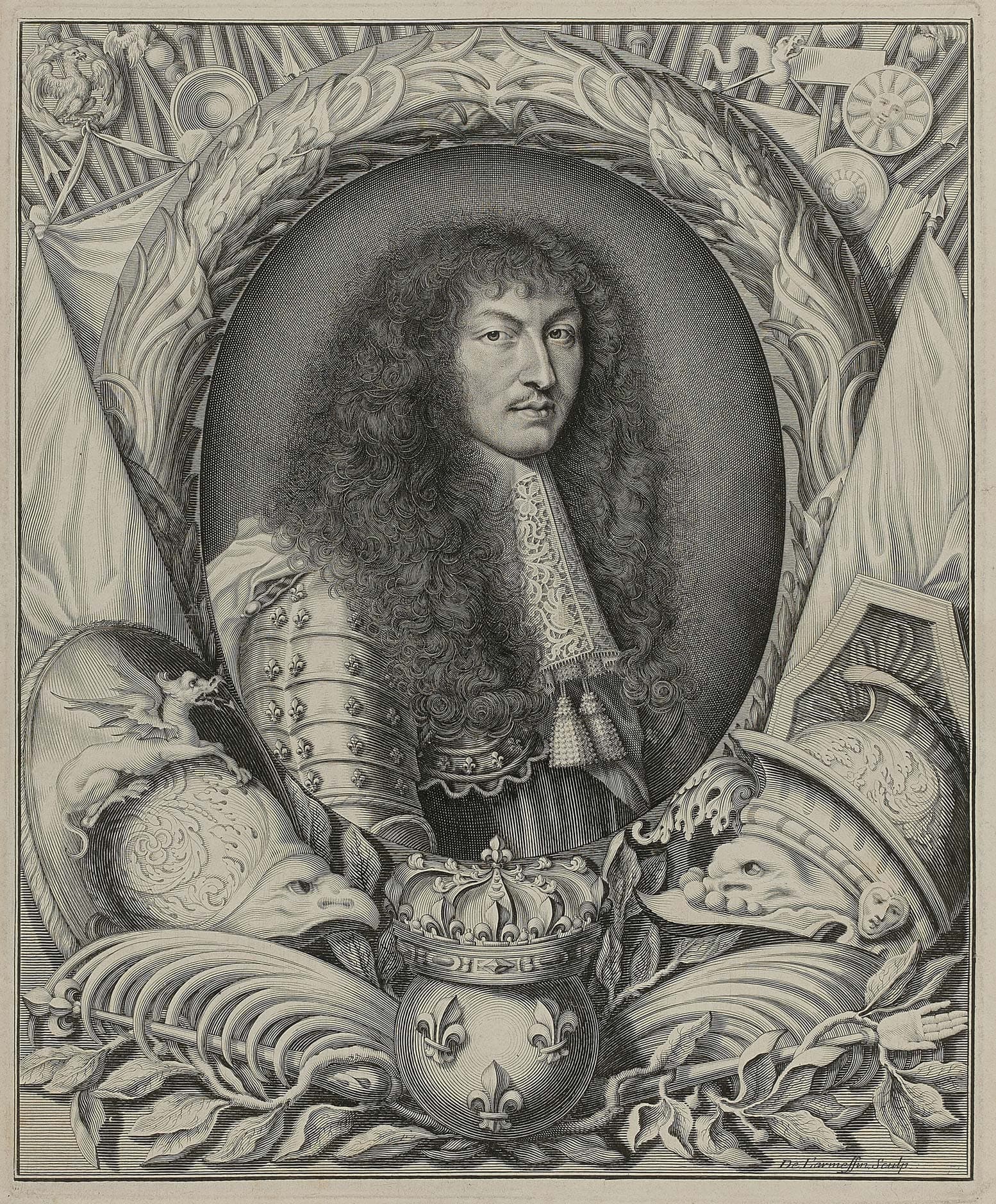 Louis XIV, roi de France, en buste
