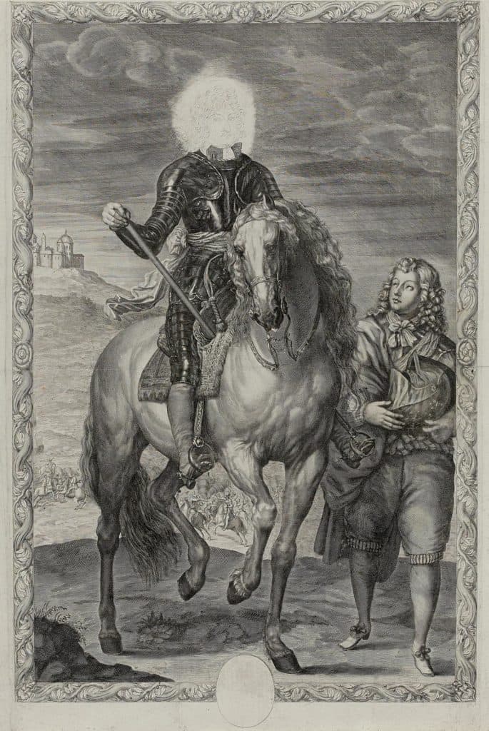 Lombart – Louis XIV, roi de France, à cheval